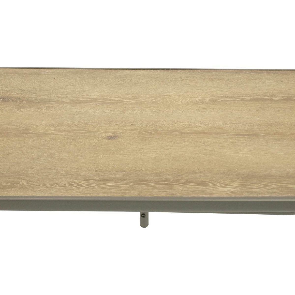 Tisch TULIP 80x140cm von Better Garden, Metall grau + Holznachbildung - Palo24