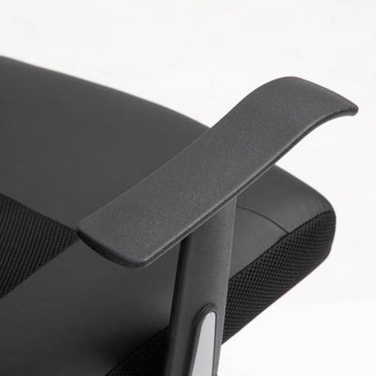 Bürostuhl Drehstuhl höhenverstellbar ergonomisch PU schwarz - Palo24