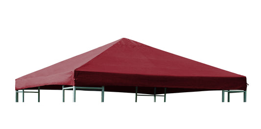Universal-Ersatzdach für Pavillon 3x3 Meter, bordeaux
