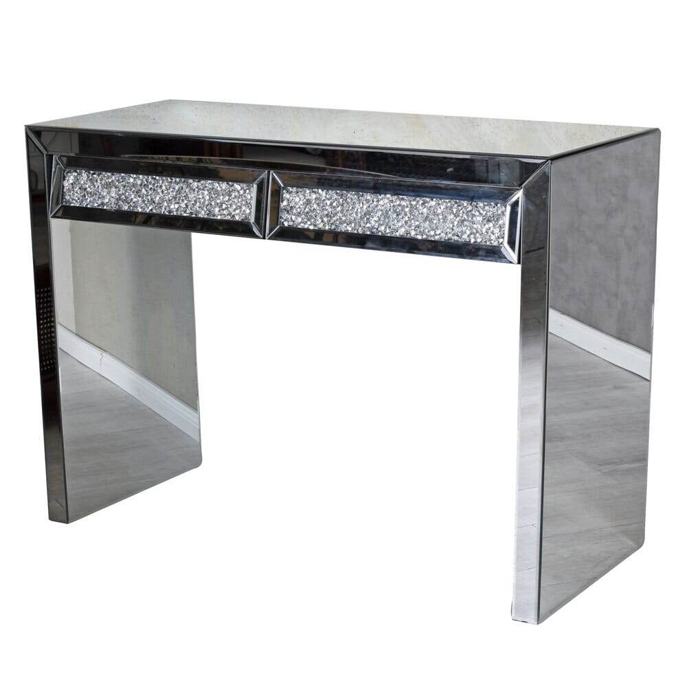 Konsolentisch verspiegelt Wandtisch Silber - Palo24