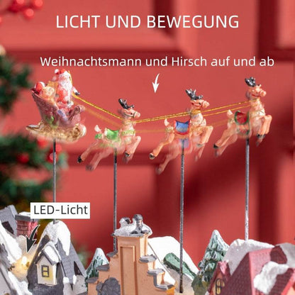 Weihnachtsdeko Weihnachtsdorf 22 bunte LEDs - Palo24