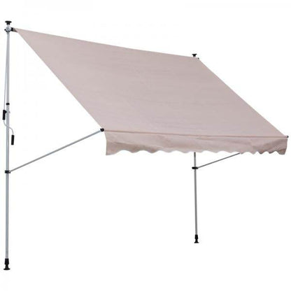 Markise Klemmmarkise Sonnenschutz Beige 200 x 150cm - Palo24