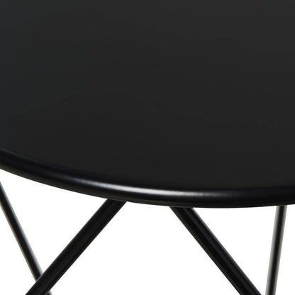 Couchtisch im Industrie-Design, Couchtisch, Metalltisch, Schwarz - Palo24