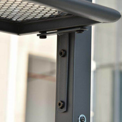 Grillpavillon Gartenzelt Grill Balkonpavillon Flammhemmendes Doppeldach Kaffeebraun+Schwarz - Palo24