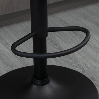 2er-Set Barhocker, höhenverstellbar, 360-Grad-Schwenk-Design, Grau - Palo24