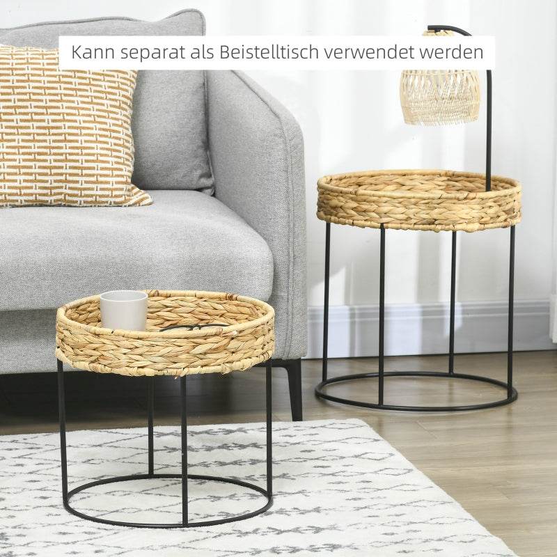 Beistelltisch 2er-Set Natur + Schwarz - Palo24