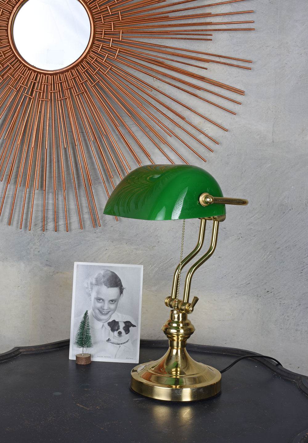 Nostalgische Schreibtischlampe im Art Nouveau - Palo24