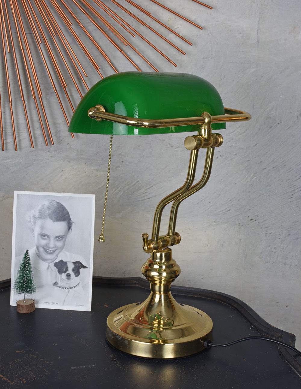Nostalgische Schreibtischlampe im Art Nouveau - Palo24