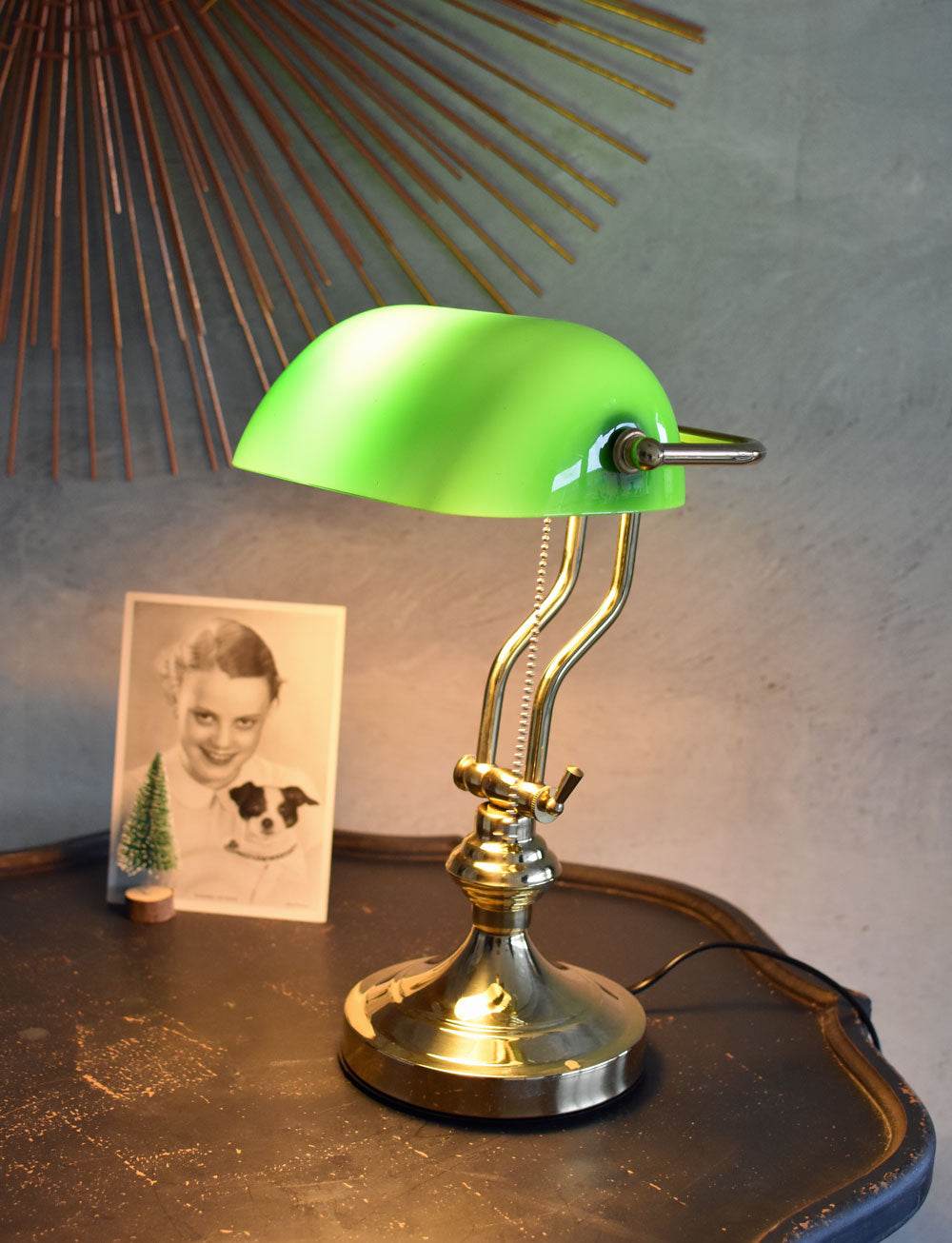 Nostalgische Schreibtischlampe im Art Nouveau - Palo24