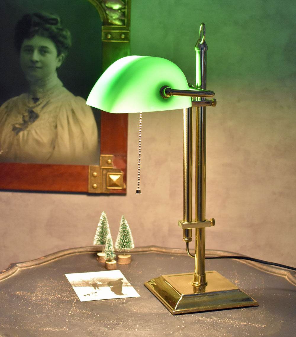 Banker Lampe Antik Bankerleuchte Retro - Palo24
