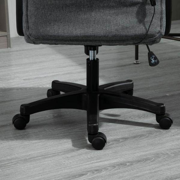 Chefsessel Massagesessel mit USB-Schnittstelle Grau - Palo24