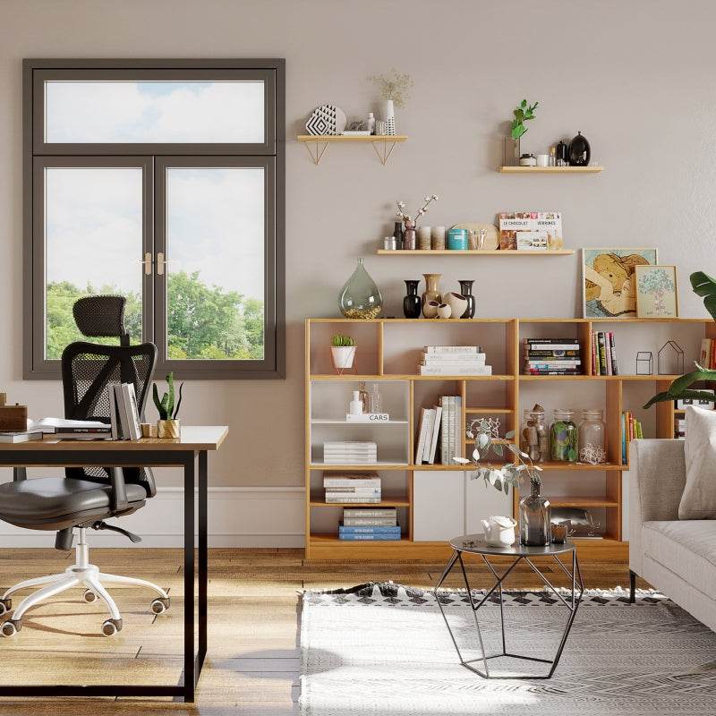 Couchtisch im Industrie-Design, Couchtisch, Metalltisch, Schwarz - Palo24