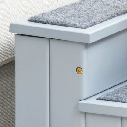 Hundetreppe Haustiertreppe Einstiegshilfe Grau4