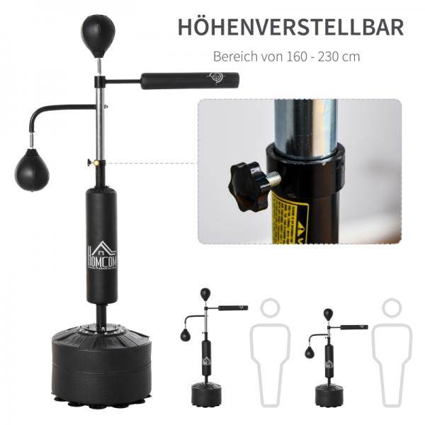 Boxstand Punchingball Boxset 160-230cm höhenverstellbar freistehend - Palo24