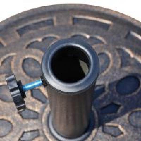 Schirmständer Sonnenschirmfuss rund 38/48mm Bronze - Palo24