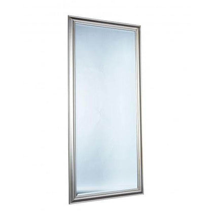 Wandspiegel Holzrahmen schlicht silber 80x180cm - Palo24