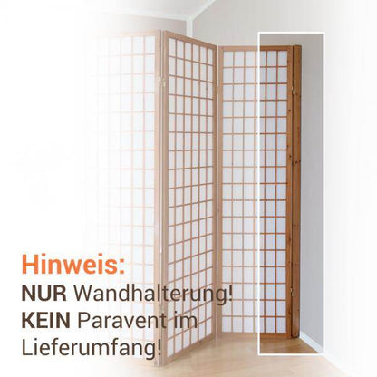 Wandhalter für Raumteiler Braun Wandhalterung Braun - Palo24