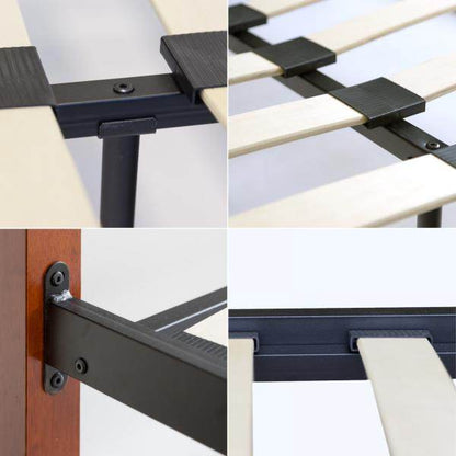 Metallbett 140x200cm Bettgestell Doppelbett inkl. Lattenrost - Palo24