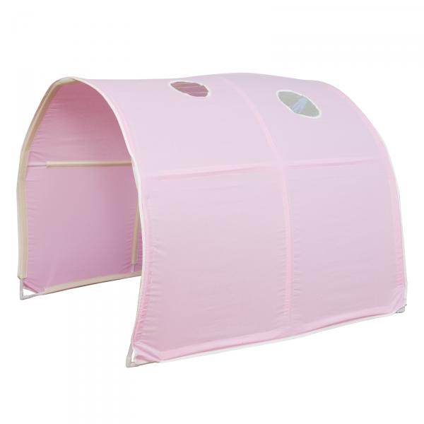 Tunnel für Hochbetten Bettzelt Bettdach Spieltunnel Höhle Kinderbett Pink - Palo24