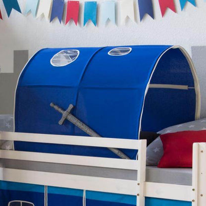 Tunnel für Hochbetten Bettzelt Bettdach Spieltunnel Höhle Kinderbett Blau - Palo24