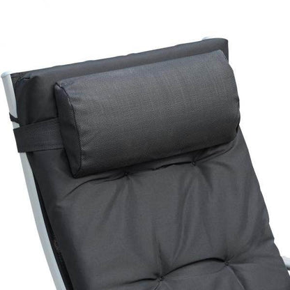 Sonnenliege Strandliege Gartenliege 7-stufig Verstellbar Klappbar Metall Schwarz - Palo24