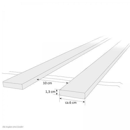 Lattenrost Rollrost 90 x 200 Kiefer Massivholz 13 Latten Bett - Palo24