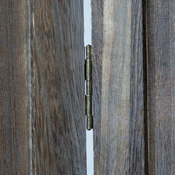 3 fach Paravent Raumteiler Holz Trennwand Braun - Palo24