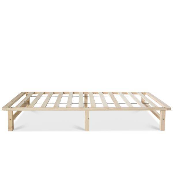 Palettenbett 90x200 cm Massivholzbett Palettenmöbel Bett Holzbett Futonbett - Palo24