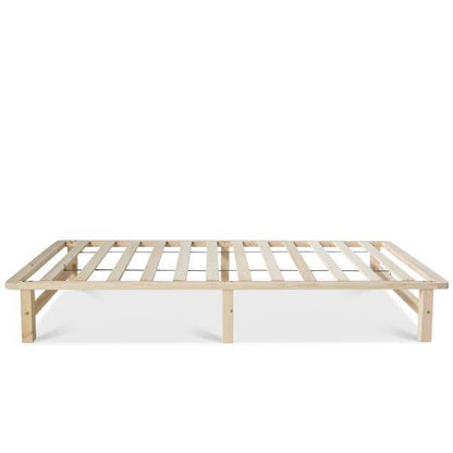 Palettenbett 90x200 cm Massivholzbett Palettenmöbel Bett Holzbett Futonbett - Palo24