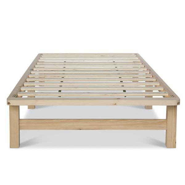 Palettenbett 90x200 cm Massivholzbett Palettenmöbel Bett Holzbett Futonbett - Palo24