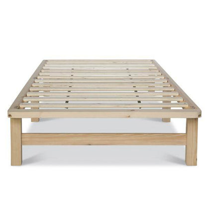 Palettenbett 90x200 cm Massivholzbett Palettenmöbel Bett Holzbett Futonbett - Palo24