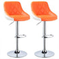 2er-Set Barhocker zweifarbig Modell Marc Orange+weiss - Palo24