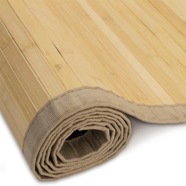 Bambusmatte Bambusteppich Teppich Bambus 180x270 natur - Palo24