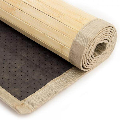 Bambusmatte Bambusteppich Teppich Bambus 180x270 natur - Palo24