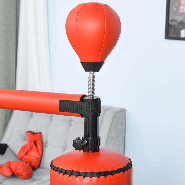 Standboxsack Boxtrainingsgerät Boxassistent Schwarz Rot - Palo24