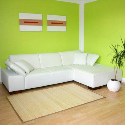 Bambusmatte Bambusteppich 80x240 cm Teppich Bambus natur - Palo24