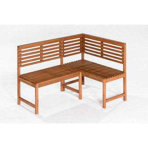 Eckbank Set LINZ 2-teilig, Eukalyptus geölt, FSC®-zertifiziert