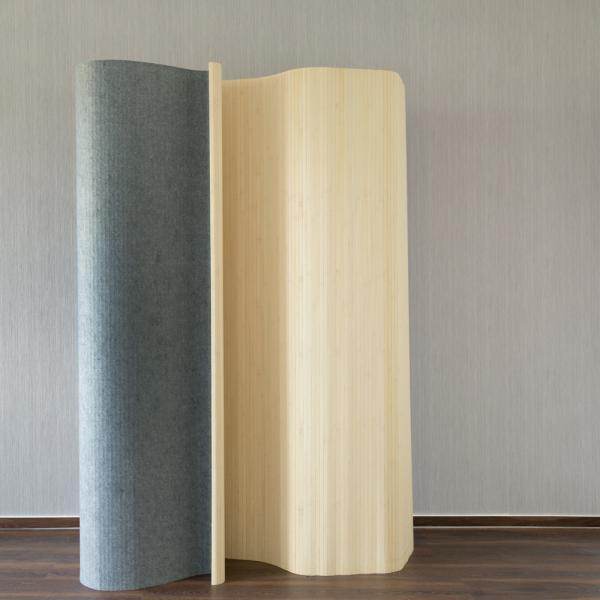 Paravent Bambusraumteiler 200x250 natur - Palo24