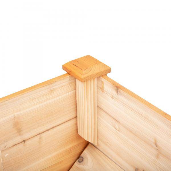 Hochbeet aus Holz Kräuterbeet Pflanzkasten mit Abflussloch - Palo24