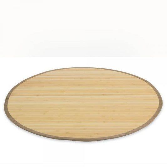 Bambusmatte Bambusteppich 180 cm rund natur - Palo24