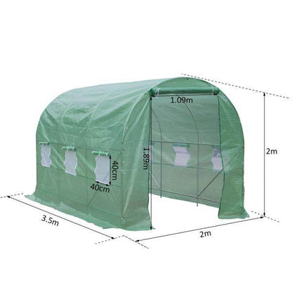 Foliengewächshaus 3,5x2x2m Tomatenhaus - Palo24