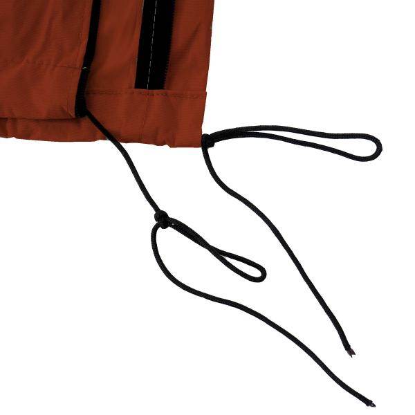 Schutzhülle HWC für Ampelschirm bis 4 m, Abdeckhülle Cover mit Reißverschluss ~ terracotta - Palo24