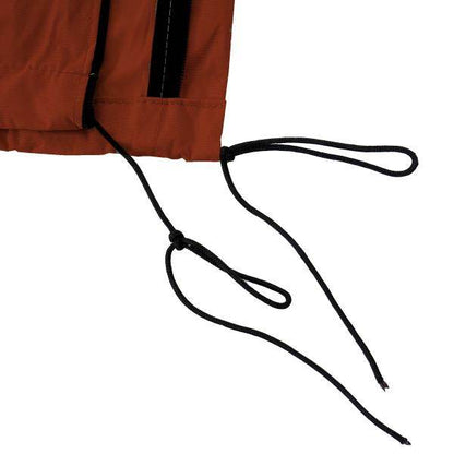 Schutzhülle HWC für Ampelschirm bis 4 m, Abdeckhülle Cover mit Reißverschluss ~ terracotta - Palo24