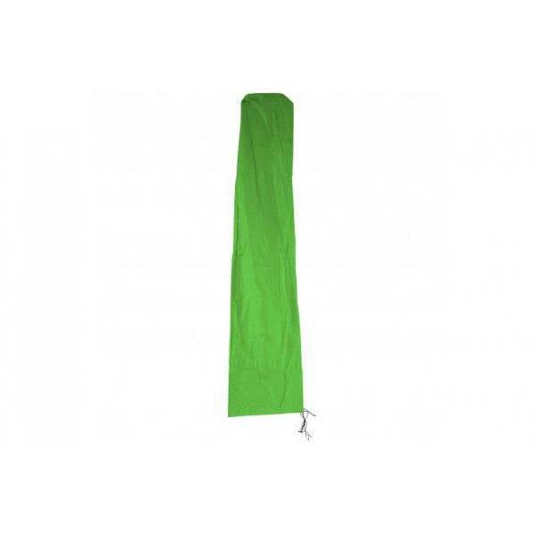 Schutzhülle HWC für Ampelschirm bis 4 m, Abdeckhülle Cover mit Reißverschluss ~ grün - Palo24