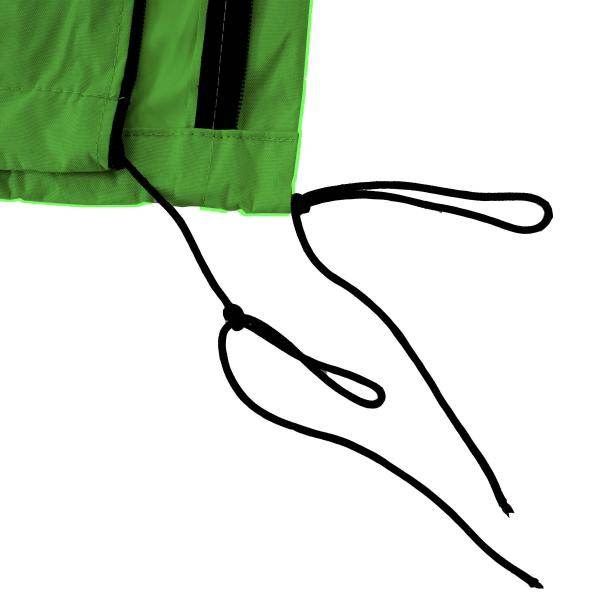 Schutzhülle HWC für Ampelschirm bis 4 m, Abdeckhülle Cover mit Reißverschluss ~ grün - Palo24