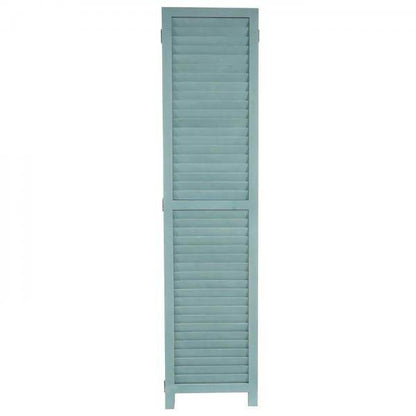Paravent HWC-C30, Raumteiler Trennwand Sichtschutz, Shabby-Look Vintage, 170x160cm ~ grün - Palo24