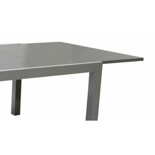 Ausziehtisch 180/240x100cm, Aluminium + Glas - Palo24