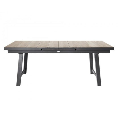 Ausziehtisch "Komido" A-Fuß Braun 200/260x100x76cm - Palo24
