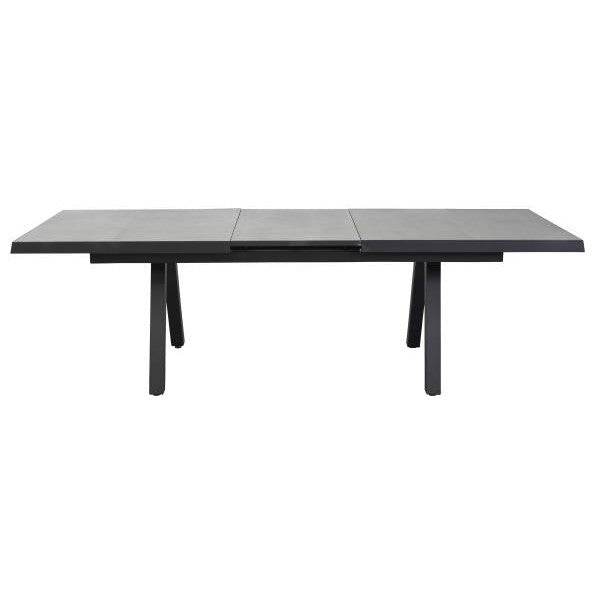 Ausziehtisch Stativ-Fuss schwarz 200/260x100x75cm Dining - Palo24