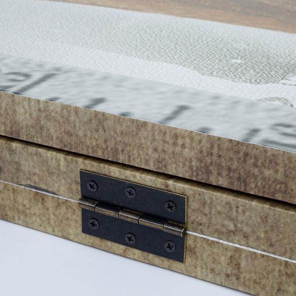 Foto-Paravent Vintage, Raumteiler Trennwand, Glitzer Retro Fashion FSC-zertifiziert ~ 180x120cm - Palo24
